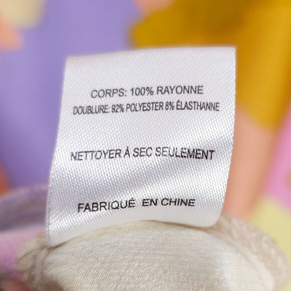 ASTR Dress  Annabeth Sz Med Wedding Guest Butter Yellow Floral Sleeveless Maxi - Picture 12 of 12